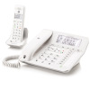 摩托罗拉(Motorola)C7001C数字无绳电话机/座机/子母机 一拖一固(白色)
