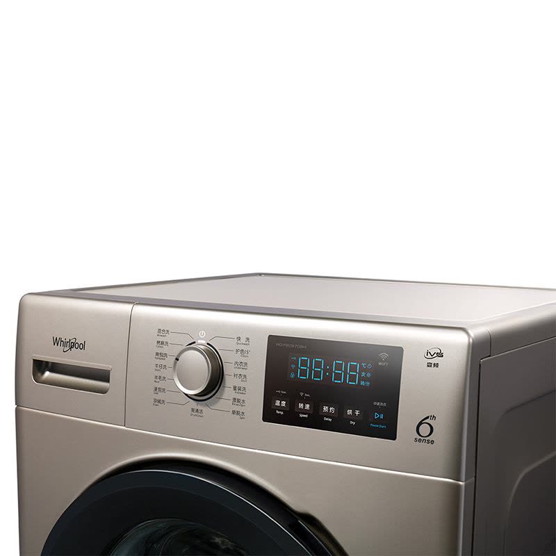 惠而浦(Whirlpool)WG-F100870BHI 10公斤全自动智能洗烘一体洗衣机图片