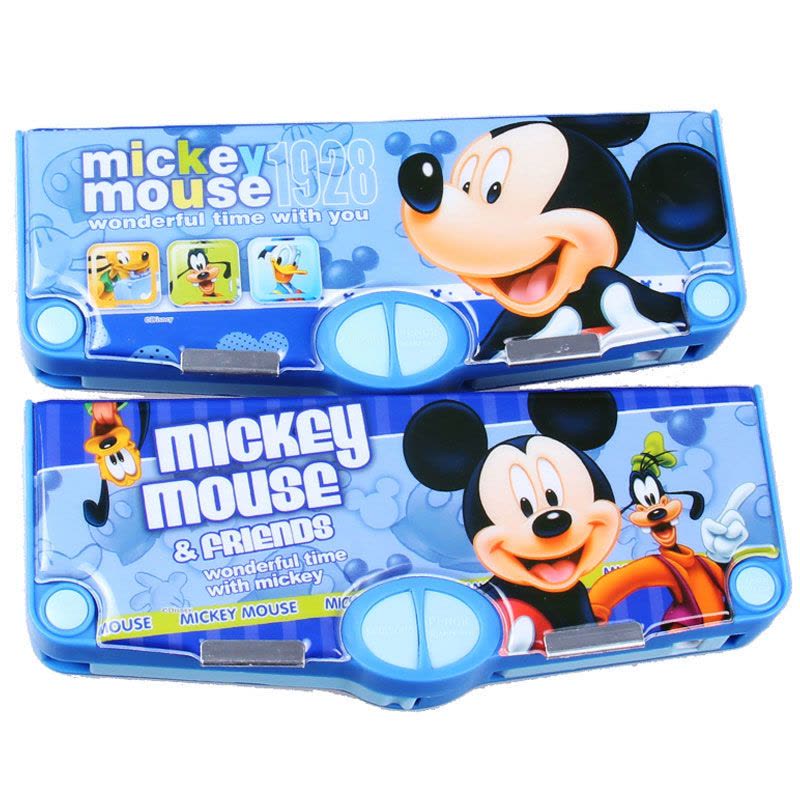 迪士尼(Disney)DM0974小学生多功能自动铅笔盒 儿童文具盒 米奇铅笔盒 文具盒图片