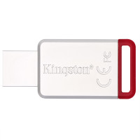 苏宁自营金士顿(Kingston)USB3.1 32GB 金属U盘 DT50 红色