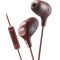 杰伟世(JVC)HA-FX38M 耳机入耳式重低音 运动音乐线控耳塞 棕色