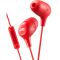 杰伟世(JVC)HA-FX38M 耳机入耳式重低音 运动音乐线控耳塞 红色