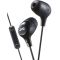 杰伟世(JVC)HA-FX38M 耳机入耳式重低音 运动音乐线控耳塞 黑色