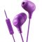 杰伟世(JVC)HA-FX38M 耳机入耳式重低音 运动音乐线控耳塞 紫色