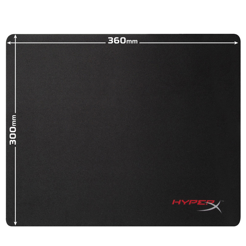 金士顿(Kingston)HyperX Fury游戏鼠标垫 布垫+橡胶 大号版 黑色高清大图