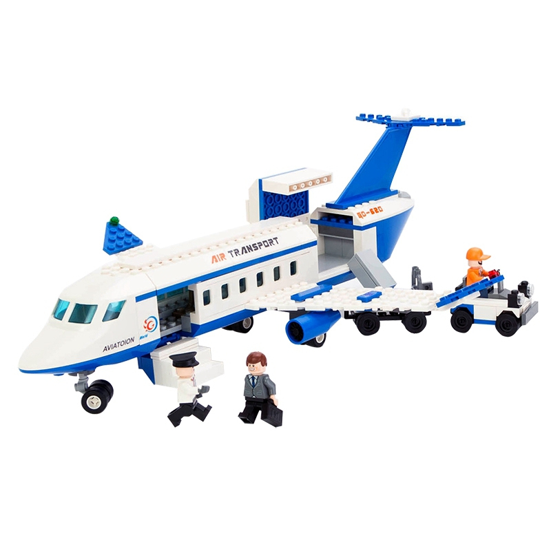 古迪(GUDI) 航空系列 国际机场652片 8912 小颗粒益智玩具积木 儿童玩具6-14岁