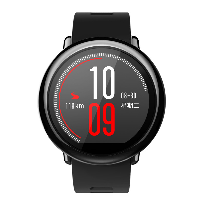 AMAZFIT 智能运动手表冠军版套装 华米科技小米生态链(红色手表+黑色腕带+蓝牙耳机) 陶瓷表圈 GPS实时轨迹高清大图