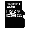 金士顿(Kingston)16GB 80MB/s TF(Micro SD)Class10 UHS-I高速存储卡