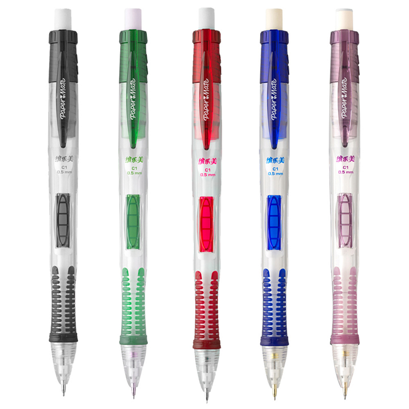 PaperMate 缤乐美活动铅笔C1 0.5mm笔杆颜色混合12支装纸盒装
