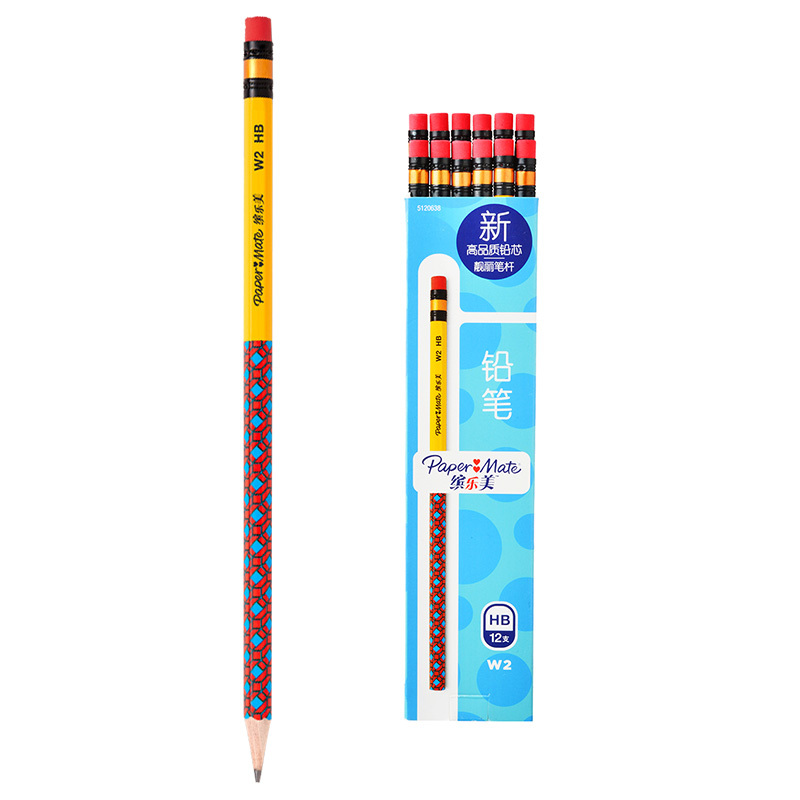 PaperMate 缤乐美铅笔W2 HB纸盒装12支