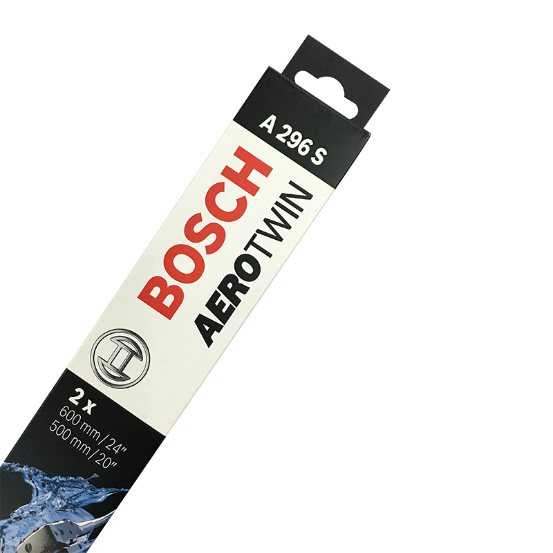 博世(Bosch)AEROTWIN专用无骨雨刷片3397007296(24寸+20寸)2支/盒