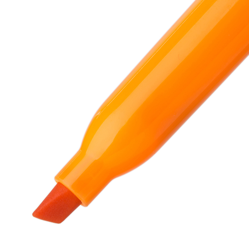 Sharpie 锐意荧光笔窄斜笔头橙色12支纸盒装