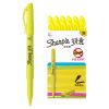 Sharpie 锐意荧光笔窄斜笔头黄色12支盒装