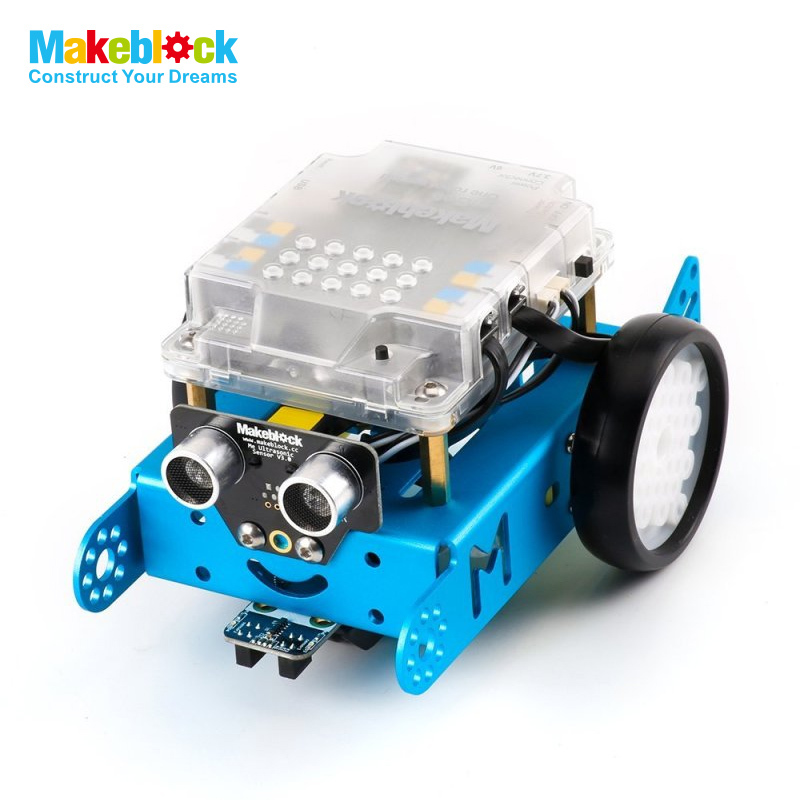 Makeblock mBot 入门可编程教育智能机器人套件 DIY高科技机器人儿童玩具 蓝牙版带保护壳
