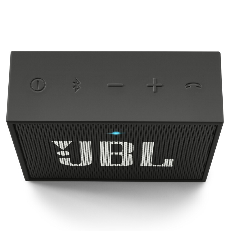 JBL GO 音乐金砖 蓝牙电脑小音箱 音响 低音炮 便携迷你音响 笔记本电脑塑料蓝牙音箱 黑色高清大图