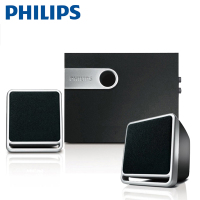 Philips/飞利浦 SPA2341/93 台式电脑音响 低音炮 重低音电视音箱 黑色