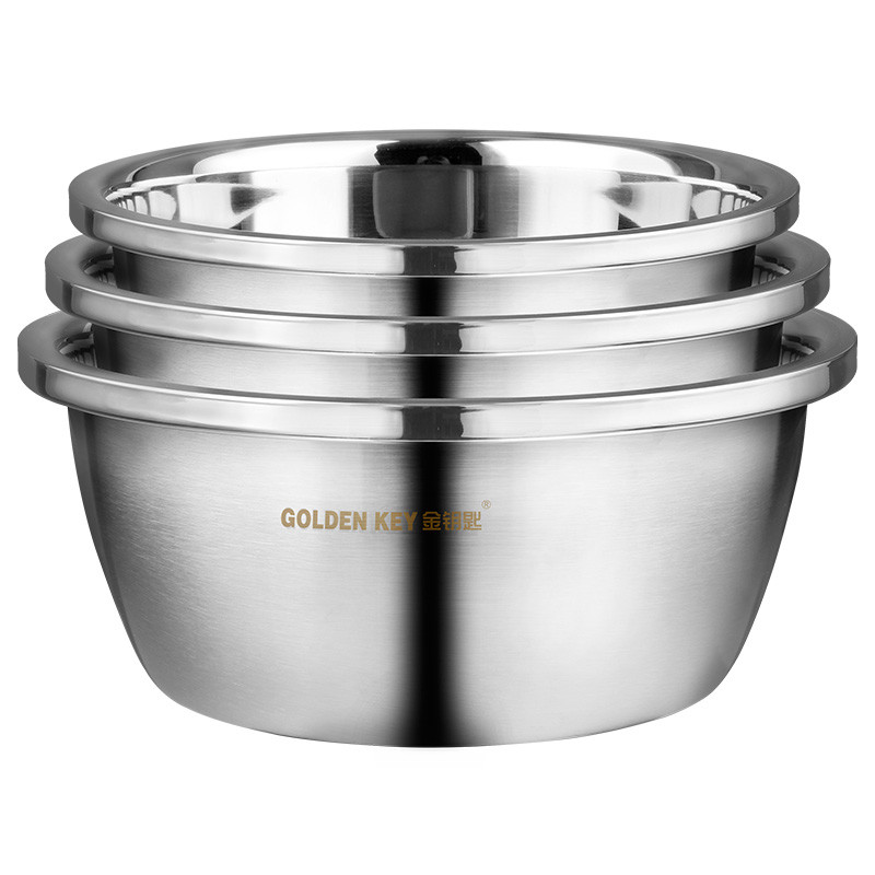 金钥匙(GOLDEN KEY)调料盆 28cm不锈钢日式多用 GK-28B4