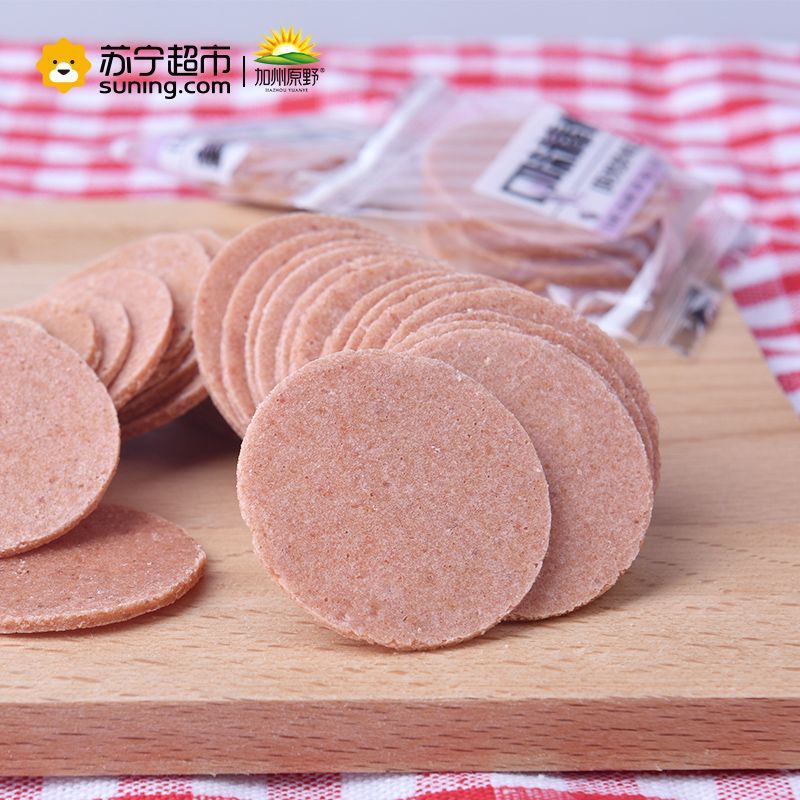 [苏宁超市]加州原野 山楂片200g 休闲零食特产小包装果脯山楂卷山楂蜜饯