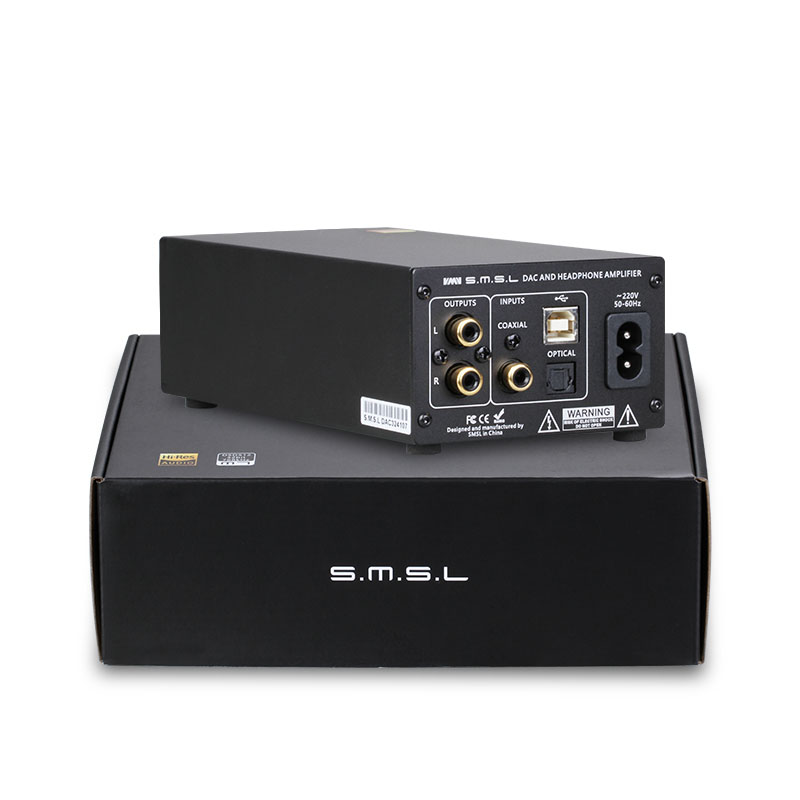 双木三林(SMSL)M7音频解码耳放一体机USB光纤同轴DAC 前级输出 黑色高清大图