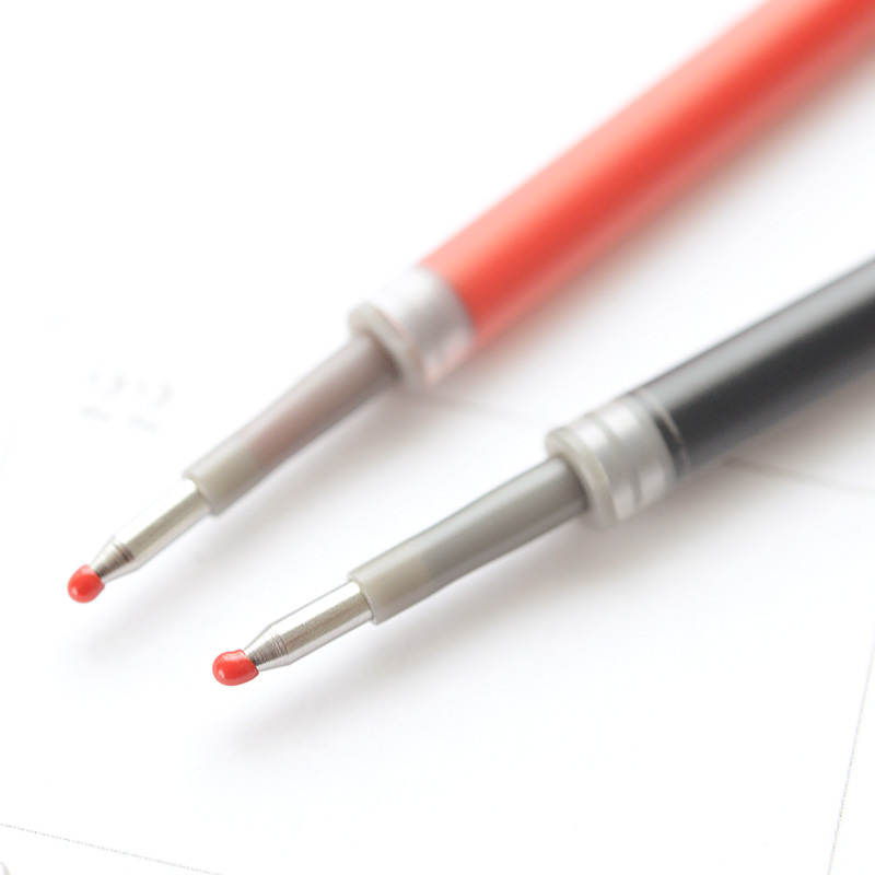 晨光笔芯G-5 按动中性笔笔芯替芯 水笔笔芯0.5mm K35配套笔芯 60支装 红色
