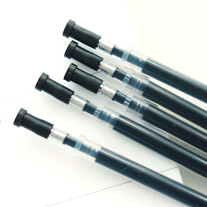 晨光文具笔芯MG6159 0.5mm办公笔芯 12支装通用中性笔替芯 水笔笔芯黑色 10袋装