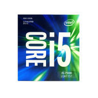 英特尔(intel) i5-7500 盒装七代CPU处理器 四核心 3.4GHz LGA 1151 台式机处理器