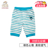 [苏宁自营]小冰熊森林系列针织七分裤 小宝宝夏季外出居家服 纯棉七分裤 哈伦裤 夏装 童装