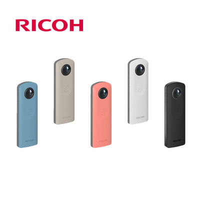 Ricoh/理光 theta sc 360度全景摄像数码相机 全景摄像机 1200万像素 白色 新品 数码摄像机无显示屏