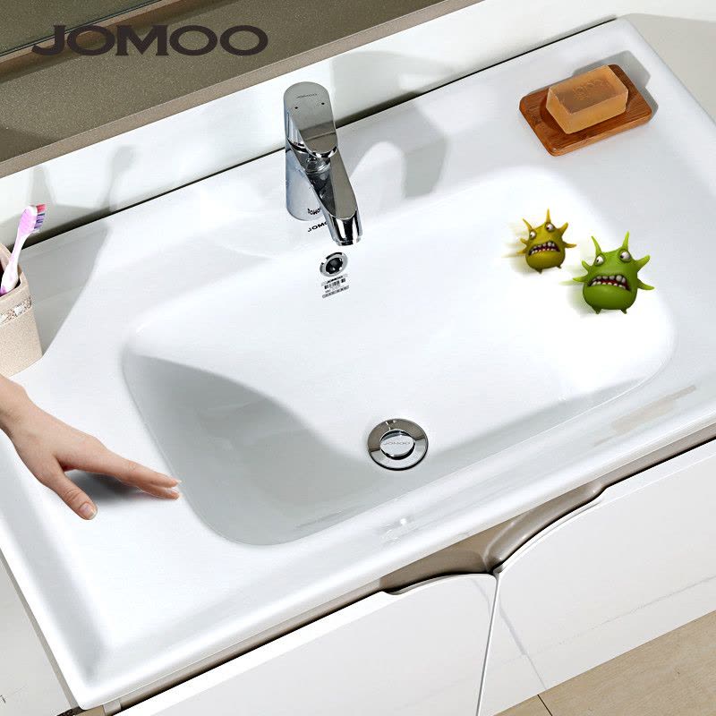 JOMOO九牧 PVC浴室柜组合洗漱台洗脸盆浴室储物柜化妆镜A2170图片