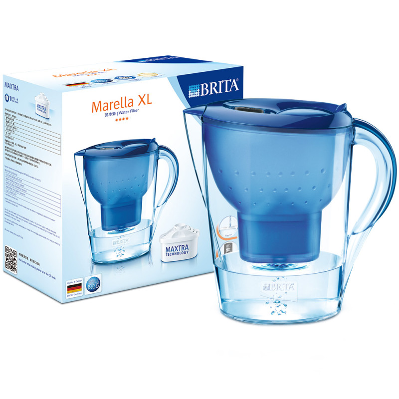 碧然德(Brita)便携式净水器金典系列蓝色3.5升