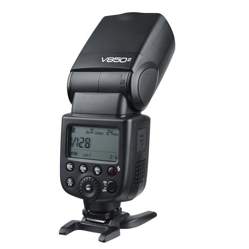 神牛(Godox)V850II 机顶闪光灯 锂电池热靴灯 2.4G内置无线接收器高速外拍灯摄影灯 佳能 尼康 索尼通用图片