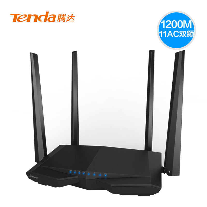 腾达(Tenda)AC6四天线 1200M 11ac双频无线增强型路由器 光纤专用高清大图