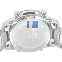 卡西欧(CASIO)手表 EDIFICE系列休闲商务太阳能蓝宝石玻璃镜面电波防水男表EQW-T630YDB-1A