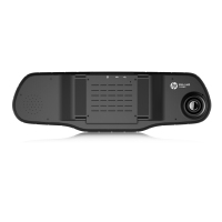 HP惠普f760 后视镜行车记录仪高清夜视双镜头汽车倒车影像1080p
