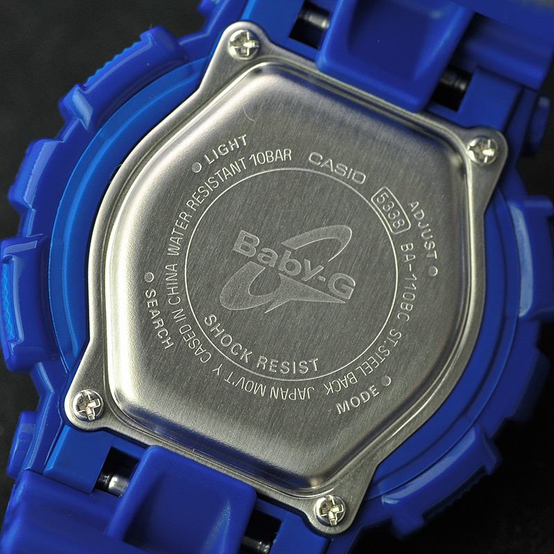卡西欧(CASIO)手表BABY-G系列双显时尚石英防水运动女表BA-110BC-2A高清大图
