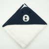 【苏宁自营】庆泽（KINGZER）婴儿三角帽抱毯 进口长绒棉 76*76cm 单条包装