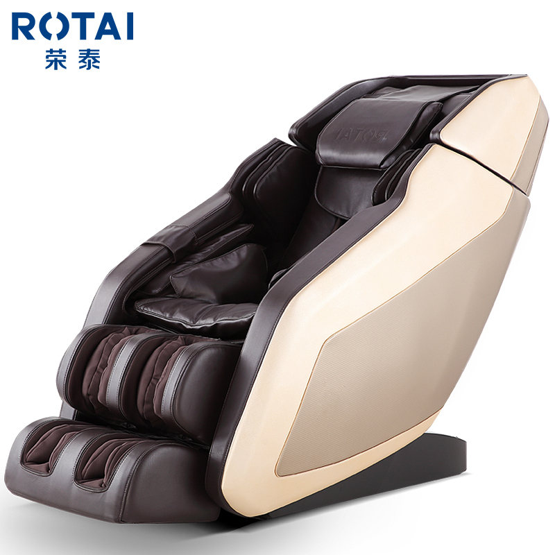 荣泰(ROTAI) RT6616 按摩椅 家用 全身 多功能太空舱零重力 足底滚轮指压 支持热敷 老人全自动沙发椅 咖啡