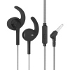 BYZ SE396运动耳机入耳式耳塞式跑步挂耳有线控安卓苹果手机通用 黑色