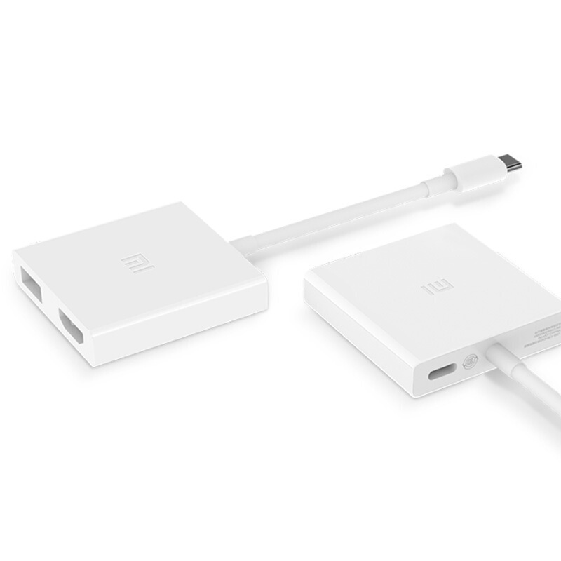 小米 MI 笔记本USB-C至HDMI多功能转接器 转换器 支持USB3.0高速输出 USB3.1,5Gbp高速数据接口