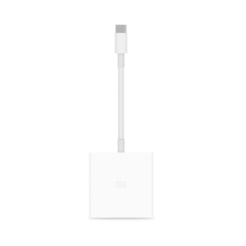 小米 MI 笔记本USB-C至HDMI多功能转接器 转换器 支持USB3.0高速输出 USB3.1,5Gbp高速数据接口