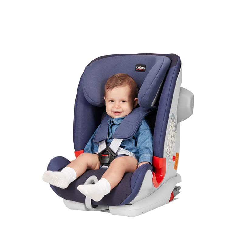 宝得适/百代适Britax汽车儿童安全座椅isofix 9个月-12岁百变骑士 皇室蓝图片