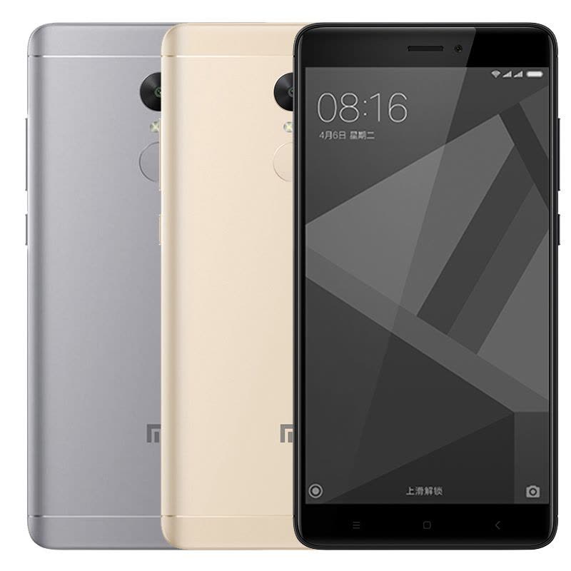 Xiaomi/小米 红米Note 4X 4G+64G 磨砂黑 移动联通电信4G全网通手机 长续航图片