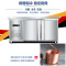 德玛仕(DEMASHI) 商用冷藏操作台冷柜冷冻保鲜工作台不锈钢冰箱冰柜 厨房奶茶店 1.2m*0.6m 冷藏 三层层架