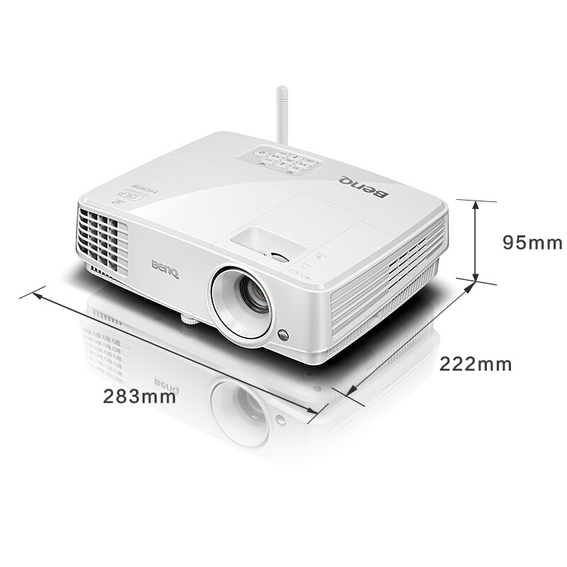明基(BenQ) E500 商用投影仪 投影机(1024×768分辨率 3300流明 )经典商务