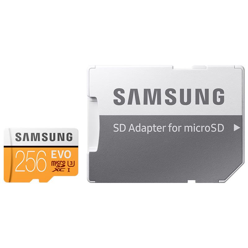 三星(SAMSUNG) microSD存储卡+SD适配器256G Class10 UHS-1 传输100MB/s 升级版图片