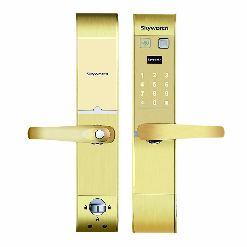 Skyworth/创维指纹锁智能锁电子锁指纹密码锁防盗门锁电子门锁C1图片
