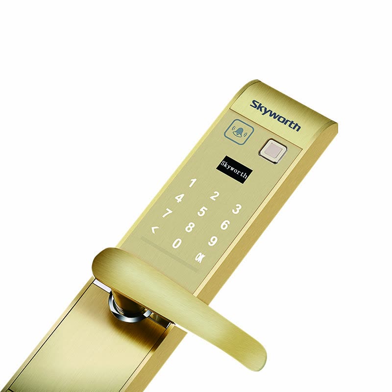 Skyworth/创维指纹锁智能锁电子锁指纹密码锁防盗门锁电子门锁C1图片