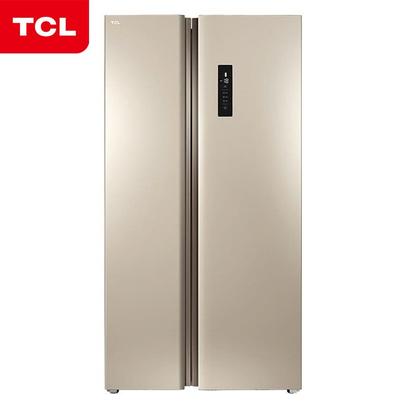 TCL BCD-515WEFA1对开门冰箱 515升大容量 风冷无霜 超薄设计 隐形把手 电脑板 节能家用冰箱 流光金图片
