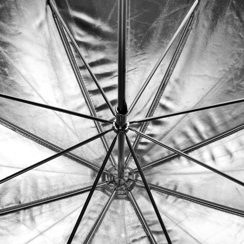 金贝100CM黑银太阳伞 1米反光伞 摄影伞高清大图