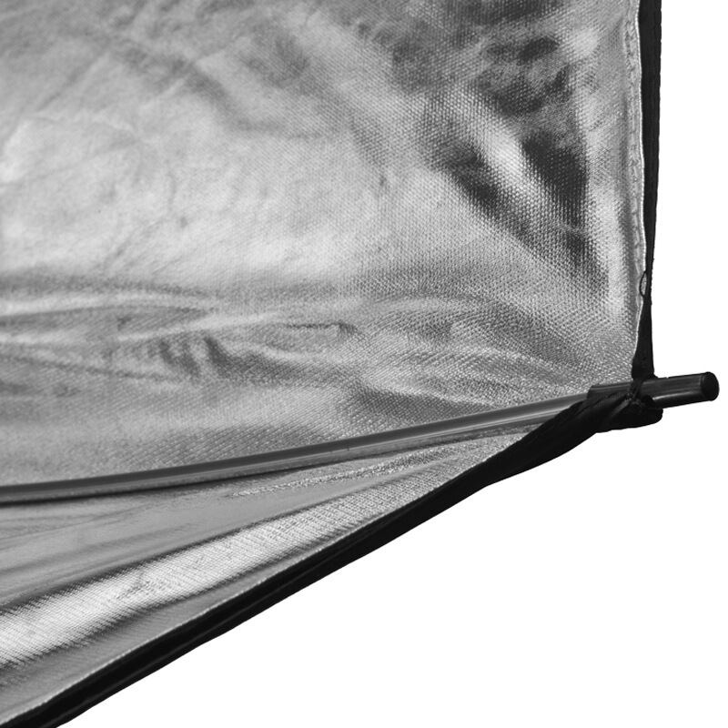 金贝100CM黑银太阳伞 1米反光伞 摄影伞高清大图